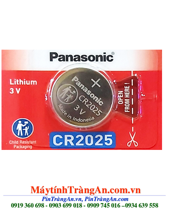 Pin Panasonic CR2025 lithium 3V chính hãng Panasonic